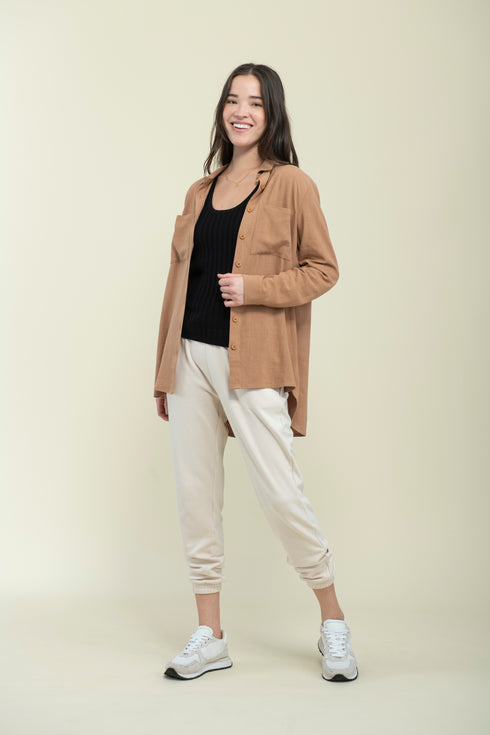 Blaine-Oversize Button-up